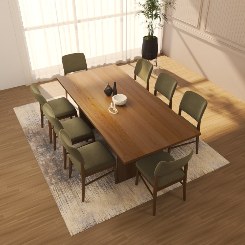 Luxurious Dining Table Wood by Alhome - 200x76x90 cm