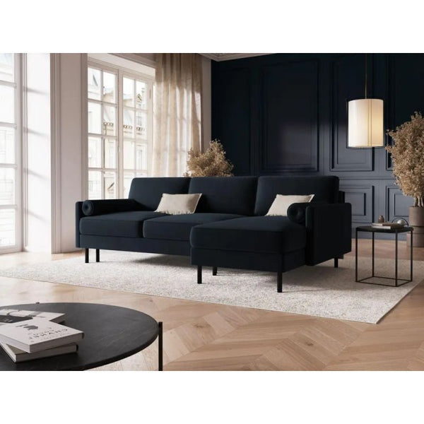 Velvet Corner Sofa With Modern Design - 280x170x85x85 cm - By Alhome