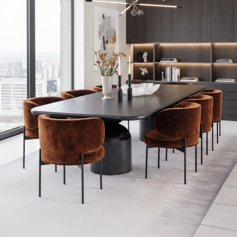 Dining Table Wood by Alhome - 200x76x90 cm