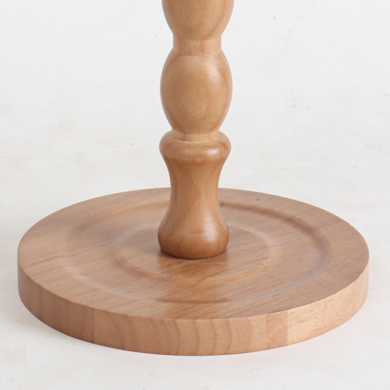 Wooden Luxurious Serving Table - Brown - 24 cm