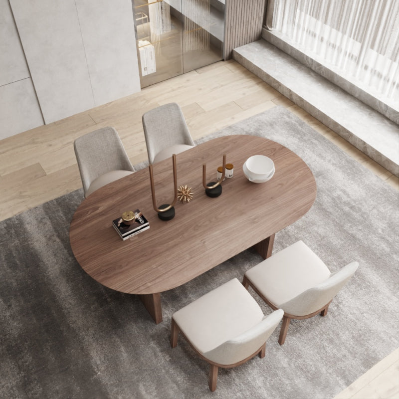 Dining Table Wood by Alhome - 140x74x70 cm
