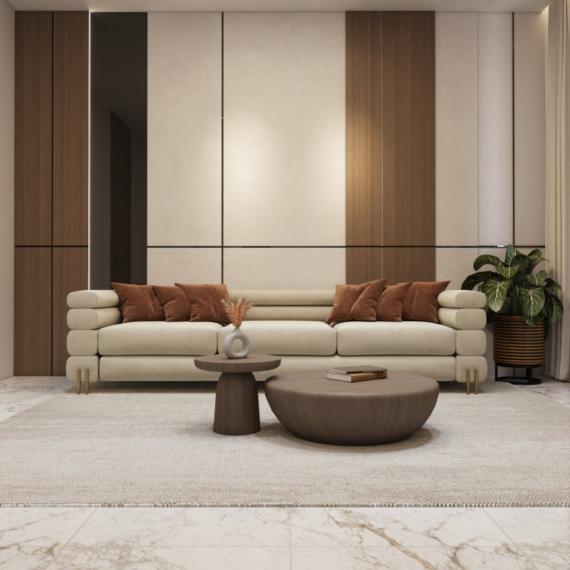 Luxurious Coffee Center Table Wood by Alhome - 95x34x95 cm