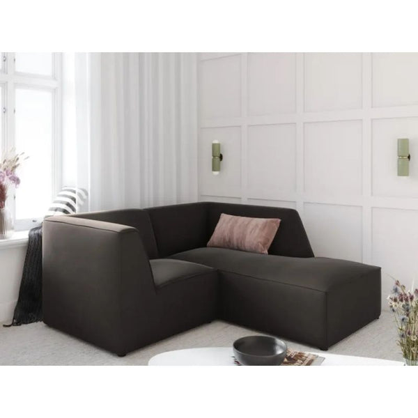 Double Velvet Corner Sofa - 200x100x85 cm - By Alhome