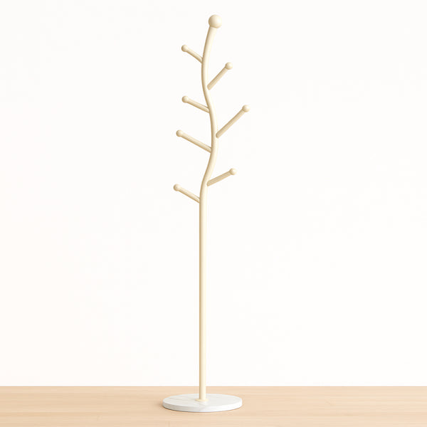 Tree-Shaped Floor Clothes Rack - 170x30 cm - White