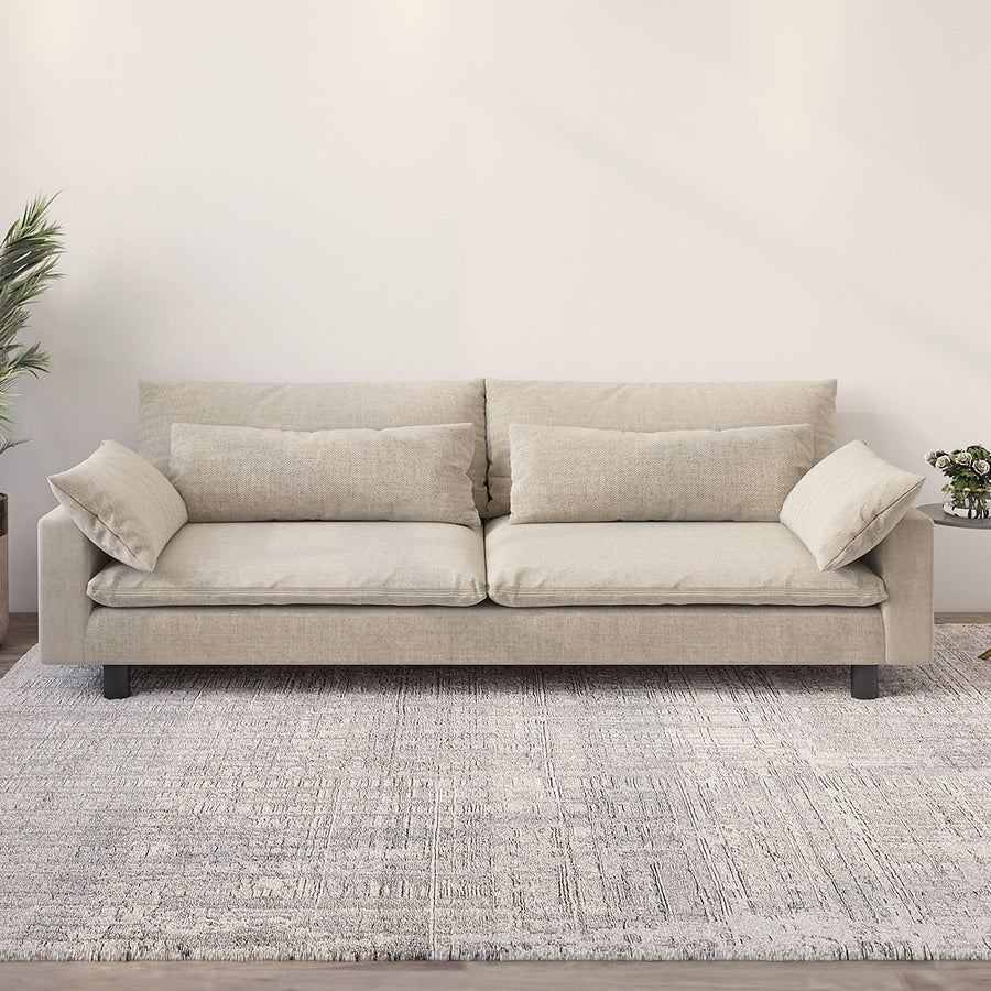 Alhome 3-Seater Sofa 210x89x80 cm - Beige