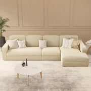 Alhome LShape sofa 300x170x85x80 cm - Beige