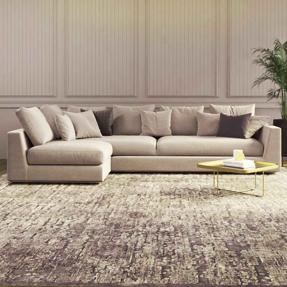Alhome Corner sofa, size 270x160x85x85 cm - Beige - AL-596