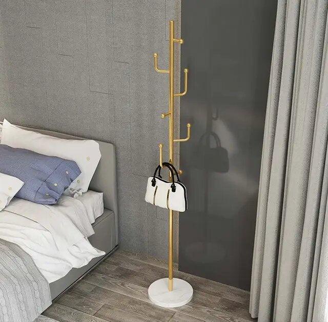 Family Ship Iron clothes hanger with a golden marble base - ALHOME