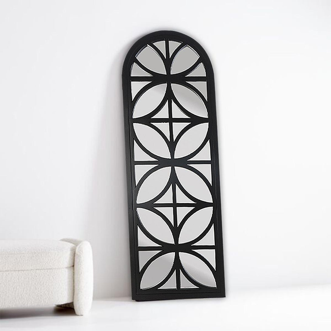 Family Ship Black window wall mirror - ALHOME