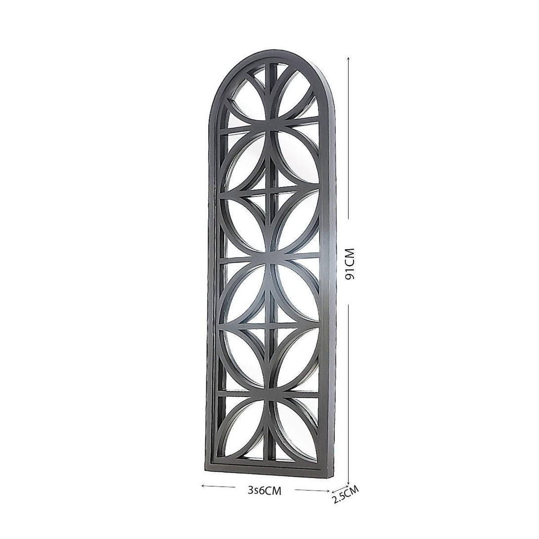 Family Ship Black window wall mirror - ALHOME