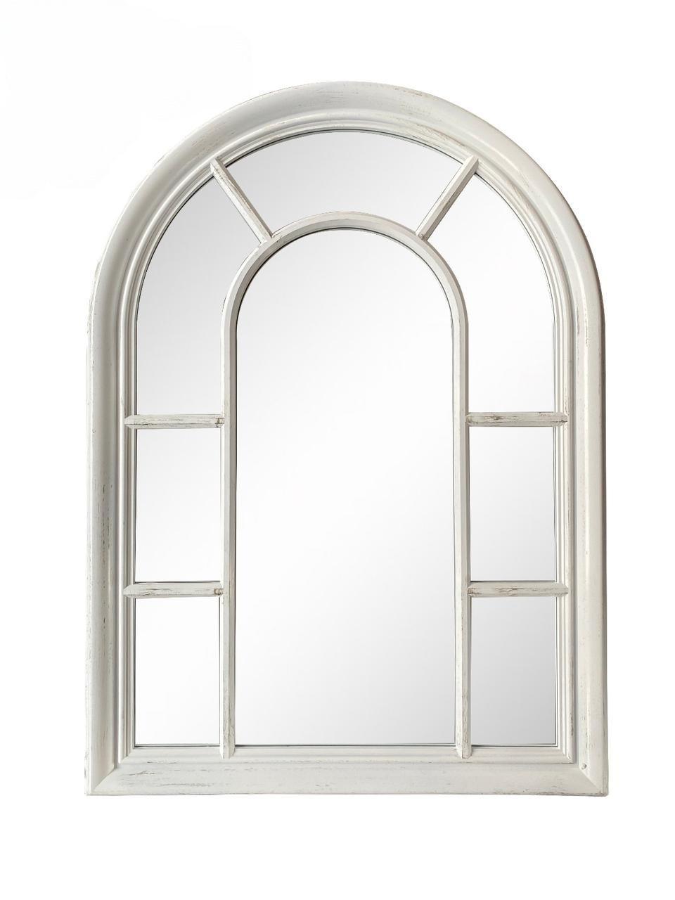 Family Ship White window-style wall mirror - ALHOME