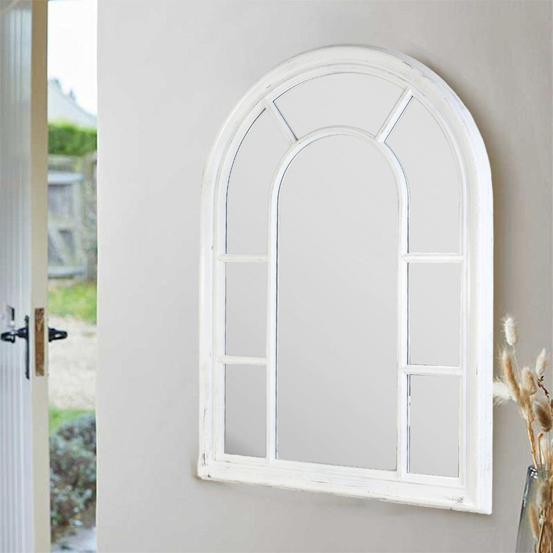 Family Ship White window-style wall mirror - ALHOME