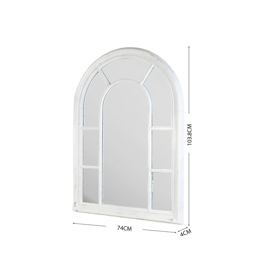 Family Ship White window-style wall mirror - ALHOME