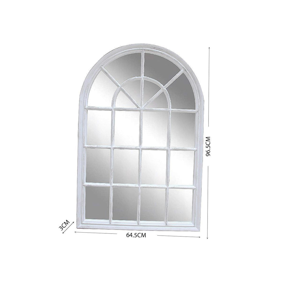 Family Ship White window-style wall mirror - ALHOME