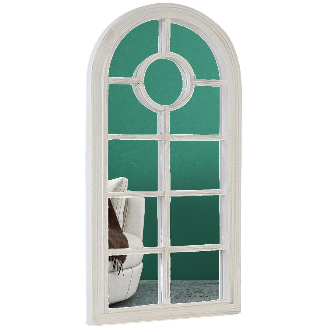 Family White window-style wall mirror - ALHOME