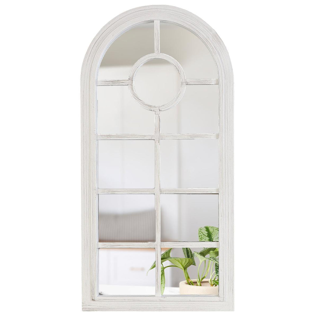 Family White window-style wall mirror - ALHOME