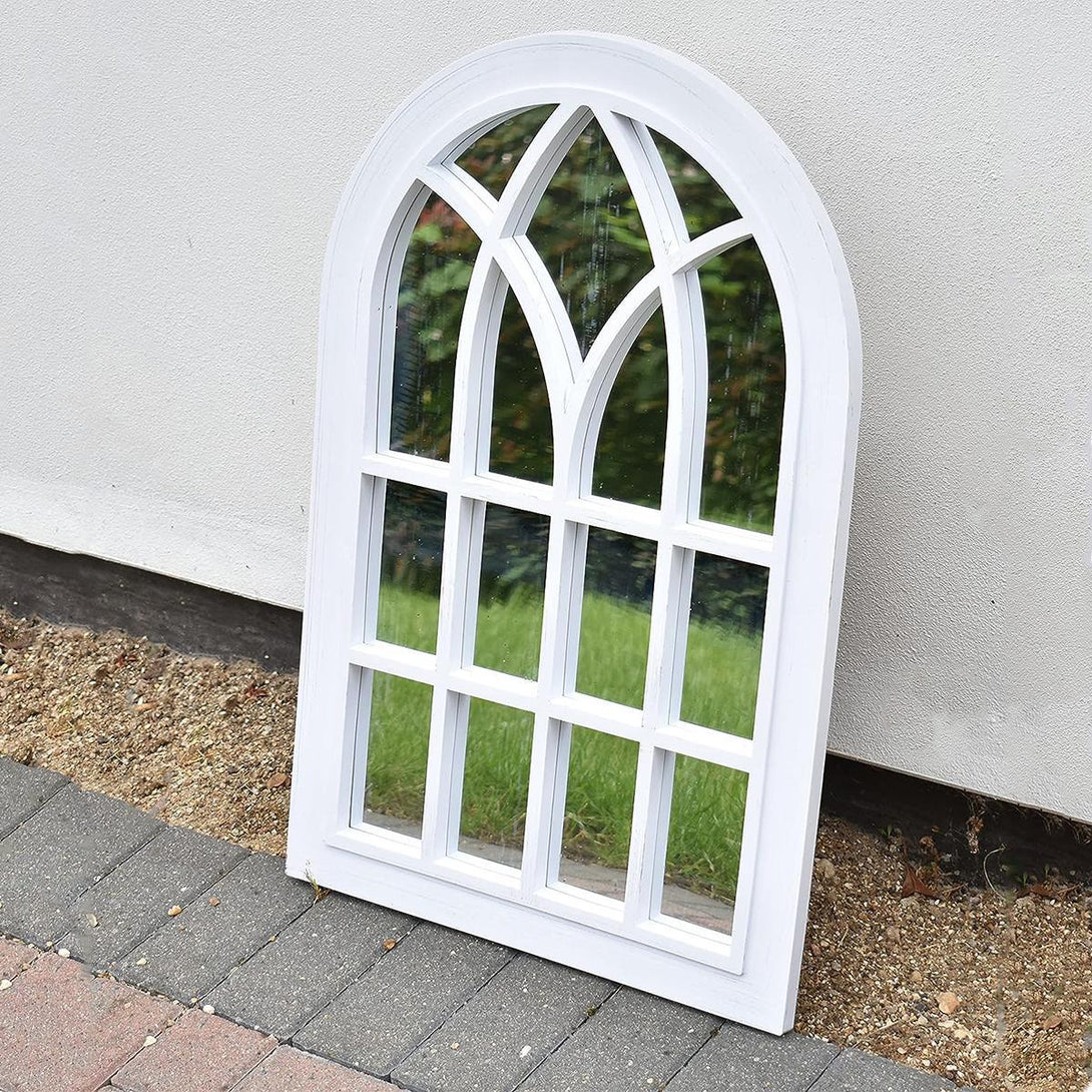 Family Ship White window-style wall mirror - ALHOME