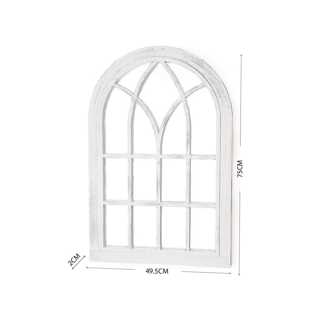 Family Ship White window-style wall mirror - ALHOME