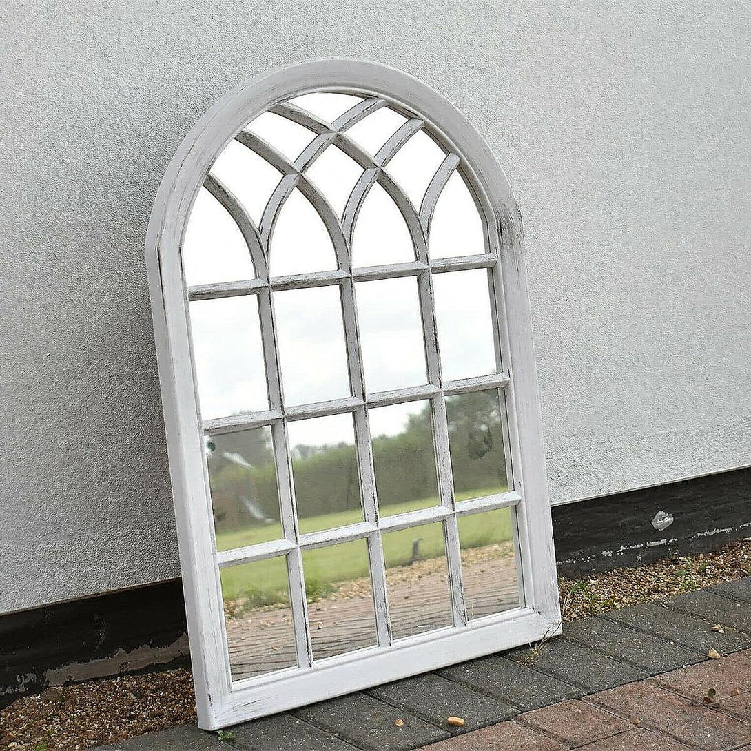 Family Ship White window-style wall mirror - ALHOME