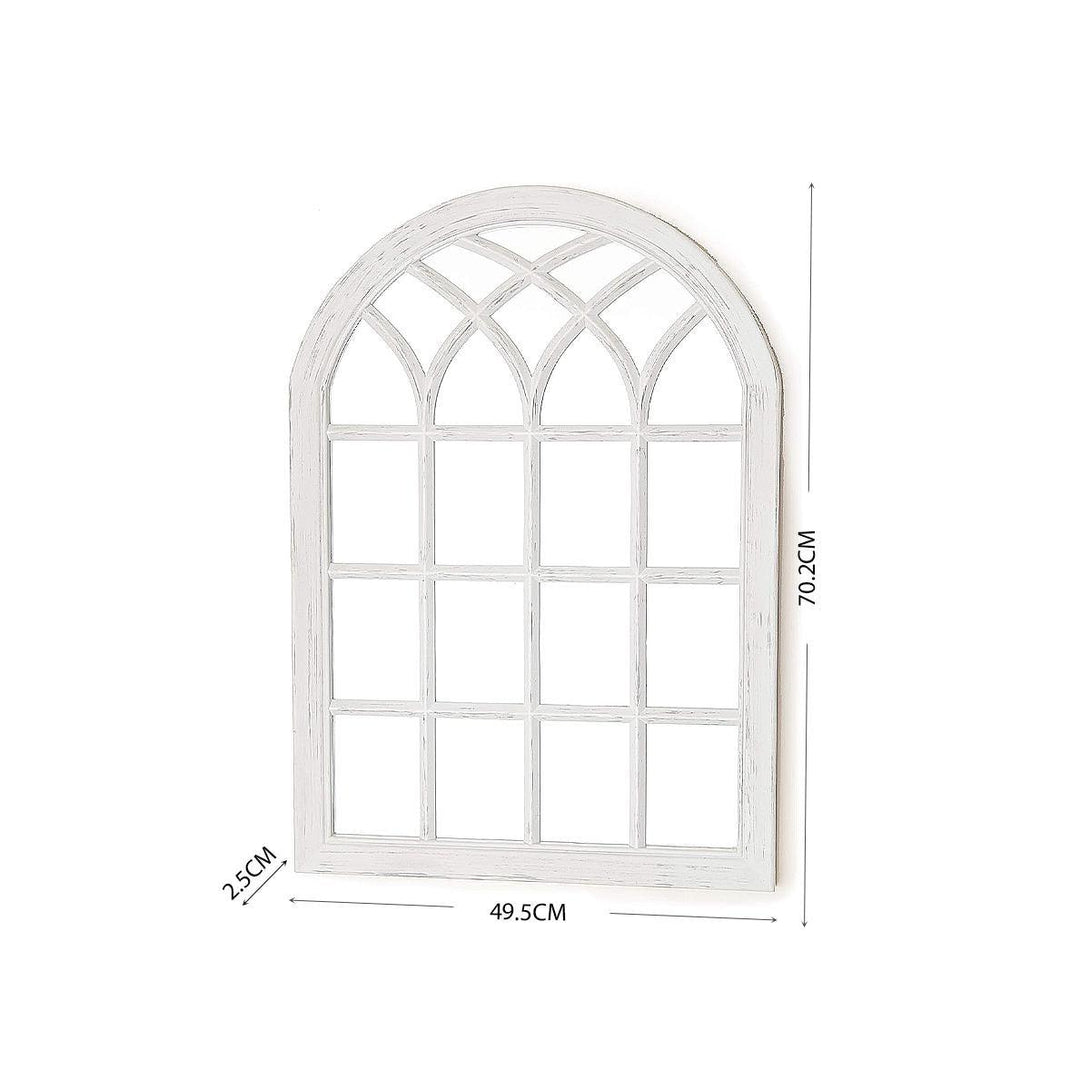 Family Ship White window-style wall mirror - ALHOME