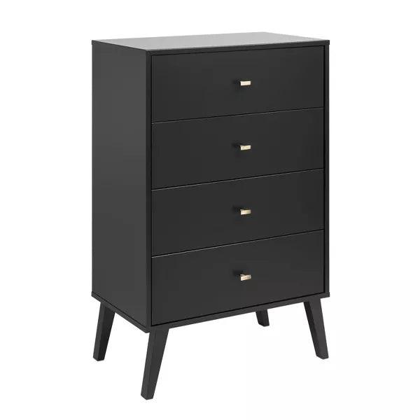 Alhome Black Unit Drawers for Modern Storage Solutions - ALHOME