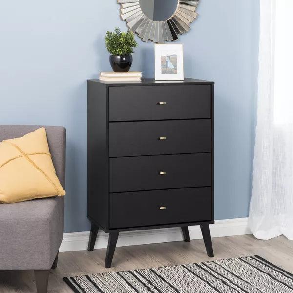 Alhome Black Unit Drawers for Modern Storage Solutions - ALHOME