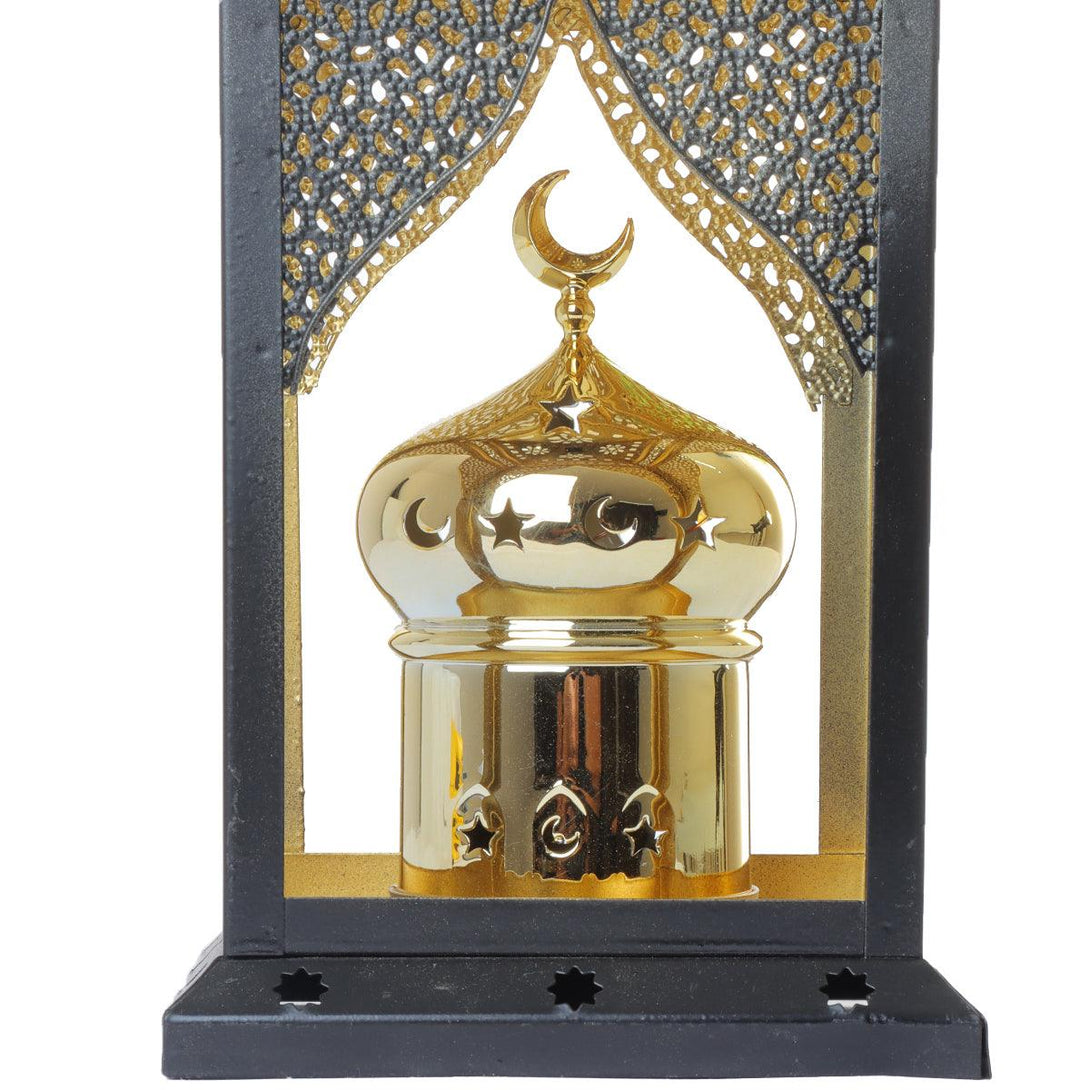 Family Ship Iron Ramadan lantern with black lighting - ALHOME