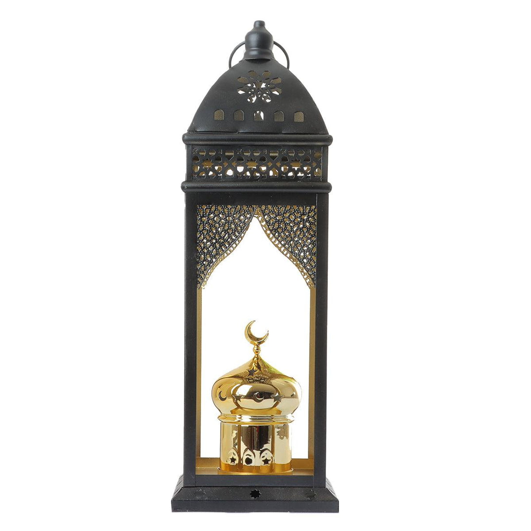 Family Ship Iron Ramadan lantern with black lighting - ALHOME