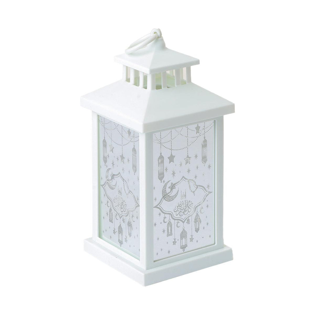 Family Ship Plastic Ramadan lantern with white lighting - ALHOME