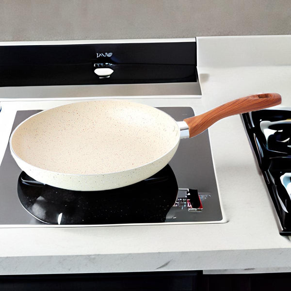 Family Beige granite cooking pan, 28 cm - ALHOME