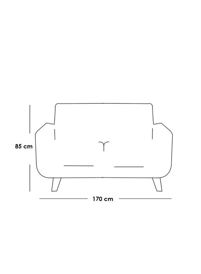 Alhome 2 Seaters sofa 170x85x85 cm - White - ALHOME