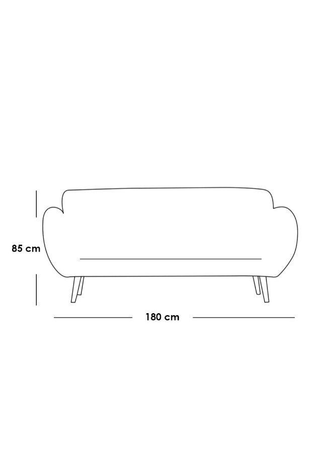 Alhome 2-Seater Sofa 180x85x85 cm - White - ALHOME