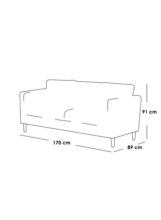 Alhome 2-Seater Sofa 170x89x91 cm - Blue - AL-993 - ALHOME