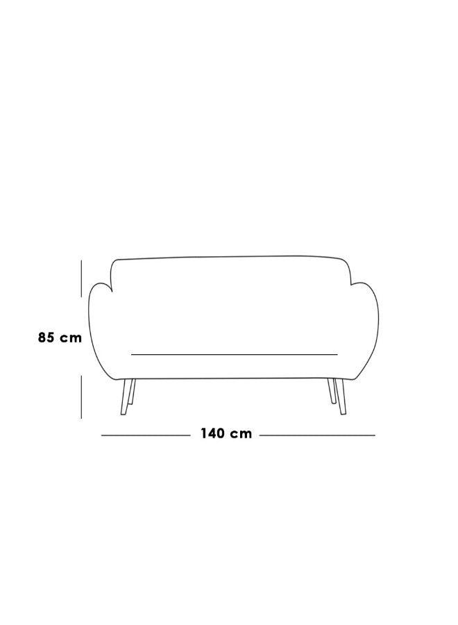 Alhome Sofa 140x50x85 cm - Grey - ALHOME