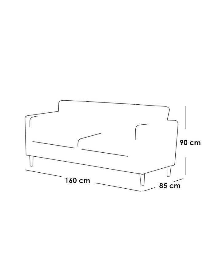 Alhome 2-Seater Sofa 160x85x90 cm - Grey - ALHOME