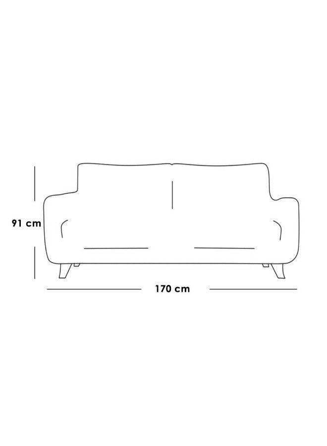 Alhome 2-Seater Sofa 170x89x91 cm - Blue - AL-2325 - ALHOME