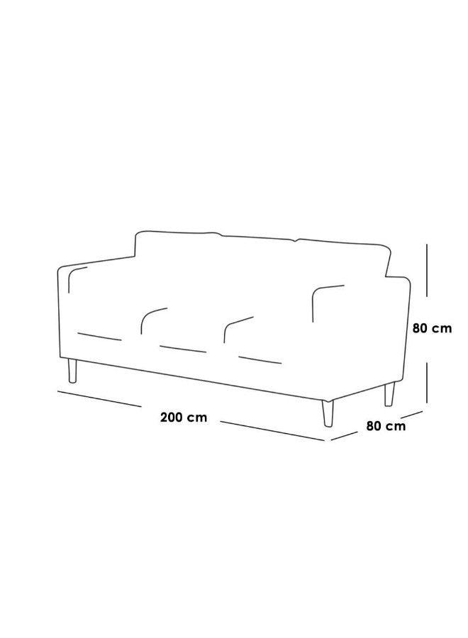 Alhome Sofa 200x80x80 cm - Blue - ALHOME