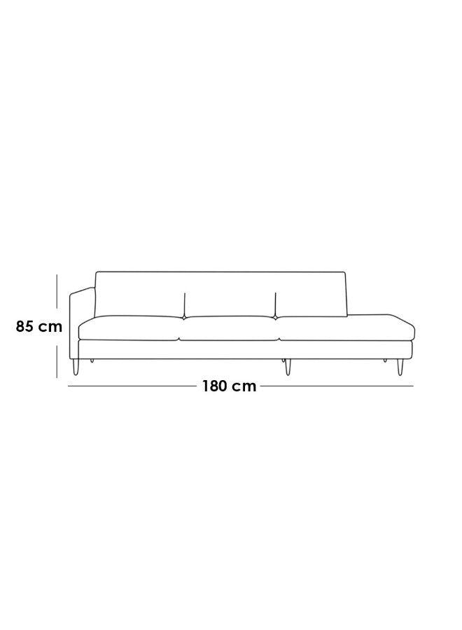 Alhome Corner sofa, size 85x180x90x300 cm - beige - AL-9 - ALHOME