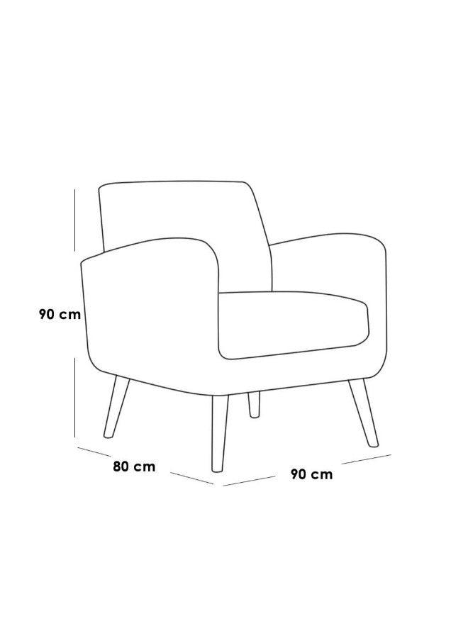 Alhome Side Chair - 90x80x90 cm - Blue - AL-296 - ALHOME