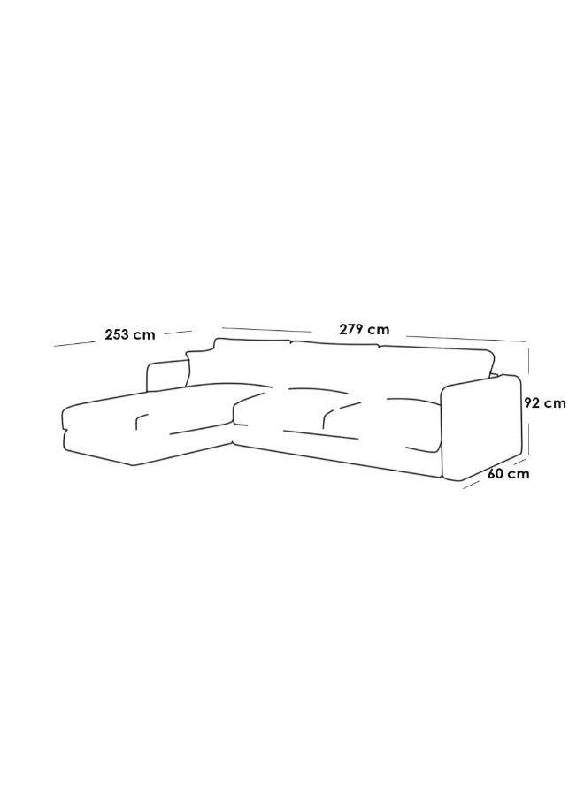 Alhome Corner sofa, size 270x270x80 cm - grey - AL-358 - ALHOME