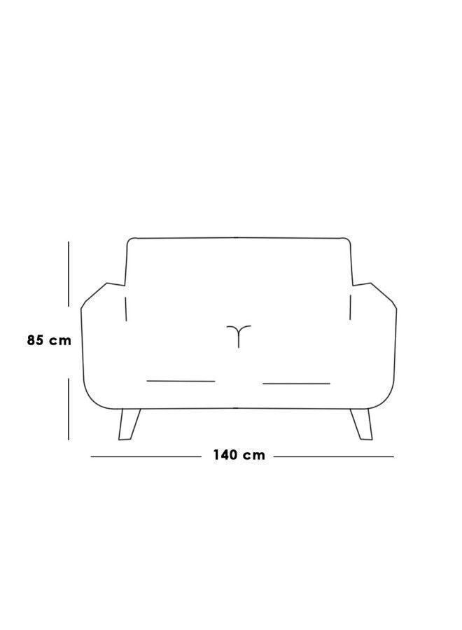 Alhome Sofa - 140x50x85 cm - Grey , - AL-551 - ALHOME