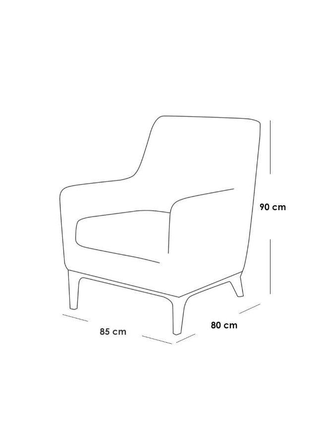 Alhome chair - 85 x 80 x 90 cm - grey - AL-378 - ALHOME