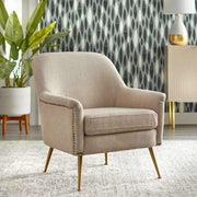 Alhome chair - 73 x 83 x 86 cm - beige - AL-486 - Zrafh.com - Your Destination for Baby & Mother Needs in Saudi Arabia