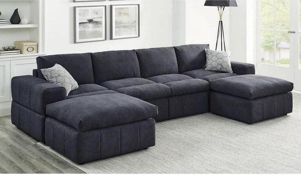 كنبة زاوية من الهوم 300×150×95×85 سم - بيج - AL-29