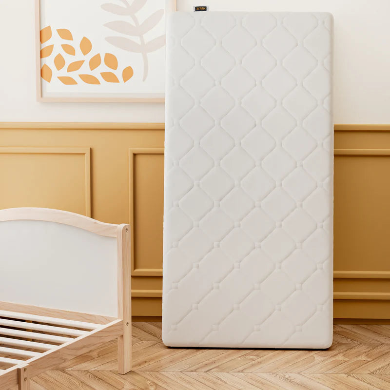 مرتبة سرير أطفال 910 و 910-1-مصنوعة من ألياف جوز الهند العضوية وهي مادة آمنة لمرتبة سرير الطفل لأنها ألياف ثابتة وطبيعية وقابلة للتنفس (120*60*5 سم)