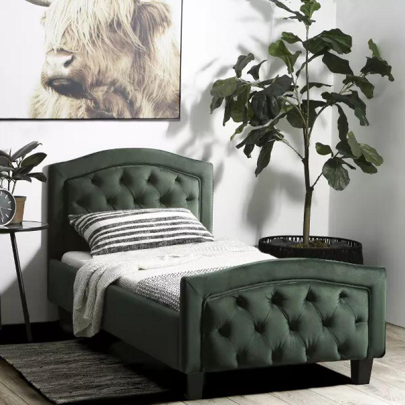 Wood Kids Bed: Chic 120x200x140 cm by Alhome - 110112777