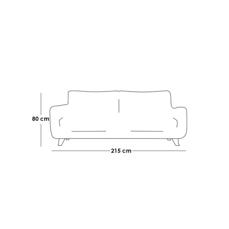 AlhomeThree-seater sofa made of Swedish wood and velvet - burgundy color - AL-345 - Zrafh.com - Your Destination for Baby & Mother Needs in Saudi Arabia