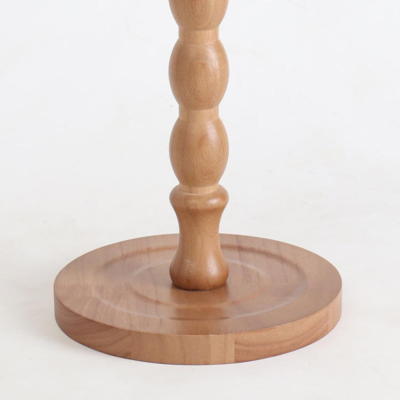 Wooden Elegant Serving Table - Brown - 24 cm