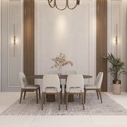 Dining Table Wood by Alhome - 160x74x70 cm