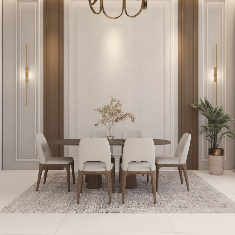 Dining Table Wood by Alhome - 160x74x70 cm